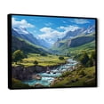thumbnail image 2 of Designart "Ordesa s Rugged Beauty Spanish Mountains II" Landscapes Floater Framed Canvas Print, 2 of 7