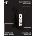 thumbnail image 2 of TKO Boys' 6-Pack Mesh Active Athletic Performance Dry Fit Basketball Shorts (8-16), 2 of 7