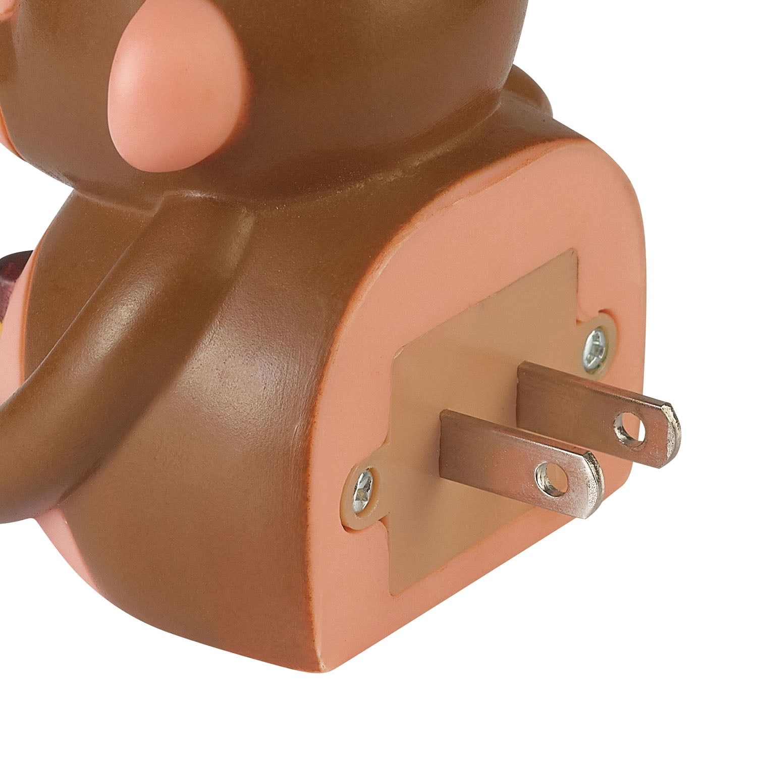 Globe Electric LED Monkey Automatic Dusk to Dawn Plug-in Kids Night Light, 3.25" H x 3.05" W