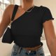 thumbnail image 1 of Pntutb - Camiseta sin mangas con hombros descubiertos para mujer, sexy, delgada, sin espalda Pntutb Pntutb-3919, 1 of 6