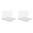 thumbnail image 1 of 2X Computer Protective Cover Crystal Plastic Hard Case for Air 13 A2337 M1 A2179 A1932, Transparent, 1 of 6