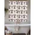 thumbnail image 4 of Cute Bow Cow Living Room Curtains 2 Panel, Beige Farmhouse Cute Animals Cafe Window Treatment, Extra Long Farmhouse Bedroom Bathroom Kitchen Curtains Drapes 104"x72", 4 of 6