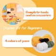 thumbnail image 2 of Jupean Beginners Crochet Kit, Cute Small Animals Kit for Beginers and Experts, Crochet Starter Kit for Beginner DIY Craft Art (corgi ), 2 of 7