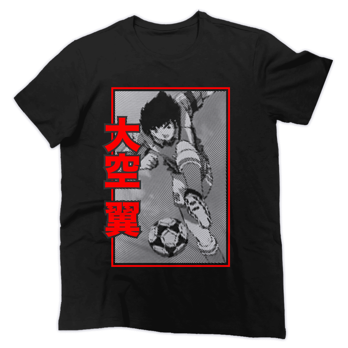 Playera Para Hombre Apparel Super Campeones Negro Talla CH