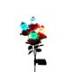 thumbnail image 4 of Xihbxyly Lámpara Solar de Papá Noel con 4 Cabezas y Forma de Rosa, Decoración Exterior con Movimiento, Funciona con Energía Solar, Decoración Festiva para Jardín, Duradera y Resistente a La Intemperi, 4 of 7
