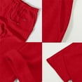 thumbnail image 6 of Resicozy Baggy Sweatpants Men Wide Leg Sweats Pants Drawstring Elastic Waist Loose Y2K Joggers with Pockets Red 2XL, 6 of 7