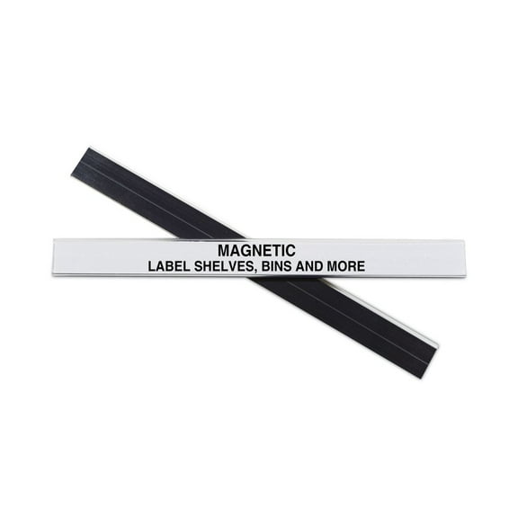 C-Line HOL-DEX Magnetic Shelf/Bin Label Holders, Side Load, 1/2" x 6", Clear, 10/Box -CLI87207