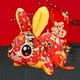 thumbnail image 5 of Lindo Año Nuevo Chino Conejo De Peluche De Juguete Muñeca Vacaciones Animales De Peluche 20 Cm Rojo Profundo+Lindo Año Nuevo Chino Conejo De Peluche De Juguete Muñeca Gloria none, 5 of 9