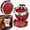 Red, variant on Foldable Car Cup Holder with Hook Universal Car Door Cup Holder, Back Clip Foldable Cup Holder Portable Space-Saving 2-In-1 Extra Cup Holder for Water Bottles Coffee Cups