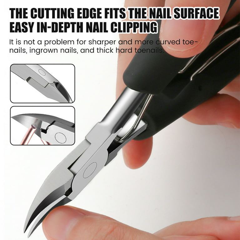 Heavy Duty Toenail Clippers for Seniors Thick Toenails for Men Women with  Anti Slip Handle Toe Nail Clippers for Ingrown Nails - AliExpress