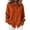 *Orange, variant on ClodeEU Women's Plaid Lapel Collar Long Sleeve Button Down Shirt,Casual Loose Blouse Black,Women's Plus L