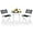 Black, variant on Wubio 3 Piece Patio Folding Bistro Set, Outdoor Foldable Chair & Table Set with Breathable Fabric, Tempered Glass Tabletop, Small Conversation Furniture Set for Porch Balcony Poolside Yard