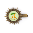 thumbnail image 1 of Calculation Mathematical Pi Orange Hairpin Sun Headwear Retro Metal Clips Pin, 1 of 3