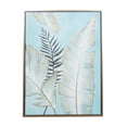 thumbnail image 2 of 30" x 40" Handmade Tropical Leaf Framed Wall Art with Gold Frame, by DecMode, 2 of 5