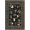 Black, variant on Nanan 9x12 Washable Pet Friendly Indoor Area Rug with Whimsical Animal and Floral Print, Stain Resistant Low Pile Carpet for Living Room Bedroom Nursery, Black