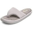thumbnail image 2 of Floopi Women's Memory Foam Soft Knit Thong Slipper W/French Terry Insole/Lining & Knit Side Trim, 2 of 5