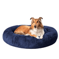 thumbnail image 1 of Camita Bienestar Cama Redonda Antiestrés para Perros Doble Vista Memory Foam Grande 100cm - Azul, 1 of 2