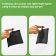 thumbnail image 5 of Tote Bags for Women QTOCIO Waterproof Folding Shopping Bag Large Capacity Solid Color Environmentallys Friendly Handbag Supermarket Portable Shopping Bag, 5 of 6