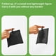 thumbnail image 5 of Bolsa de compras grande, lavable y plegable, de tela Oxford, negra, impermeable, reutilizable, para compras, bolsas de mano reutilizables, grandes de 22,7 kg, bolsas de nailon, estilo minimalista., 5 of 6