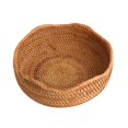 thumbnail image 3 of Handwoven Storage Basket Rattan Storage Tray Wicker Breakfast Picnic Basket Big, 3 of 9