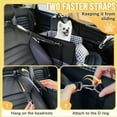 thumbnail image 4 of AUTOWT Console Dog Car Seat, Booster Seat with Safety Belt and Soft Cushions, Portable Carrier for Dogs up to 11lbs, 4 of 8