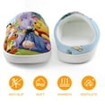 thumbnail image 5 of Kids Winnie The Pooh Slippers Anti-slip Fluffy Fuzzy House Slippers Warm Soft Plush Winter Fluffy House Shoes for Boys Girls, 5 of 7