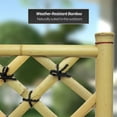 thumbnail image 3 of Hoshi Zen Garden Fence Panel - Natural Bamboo, 3 of 4