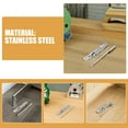 thumbnail image 6 of HEANUJJ 2Sets Internal Door Latch Stainless Steel Slide Bolt for Secure Indoor Door Hardware, 6 of 7
