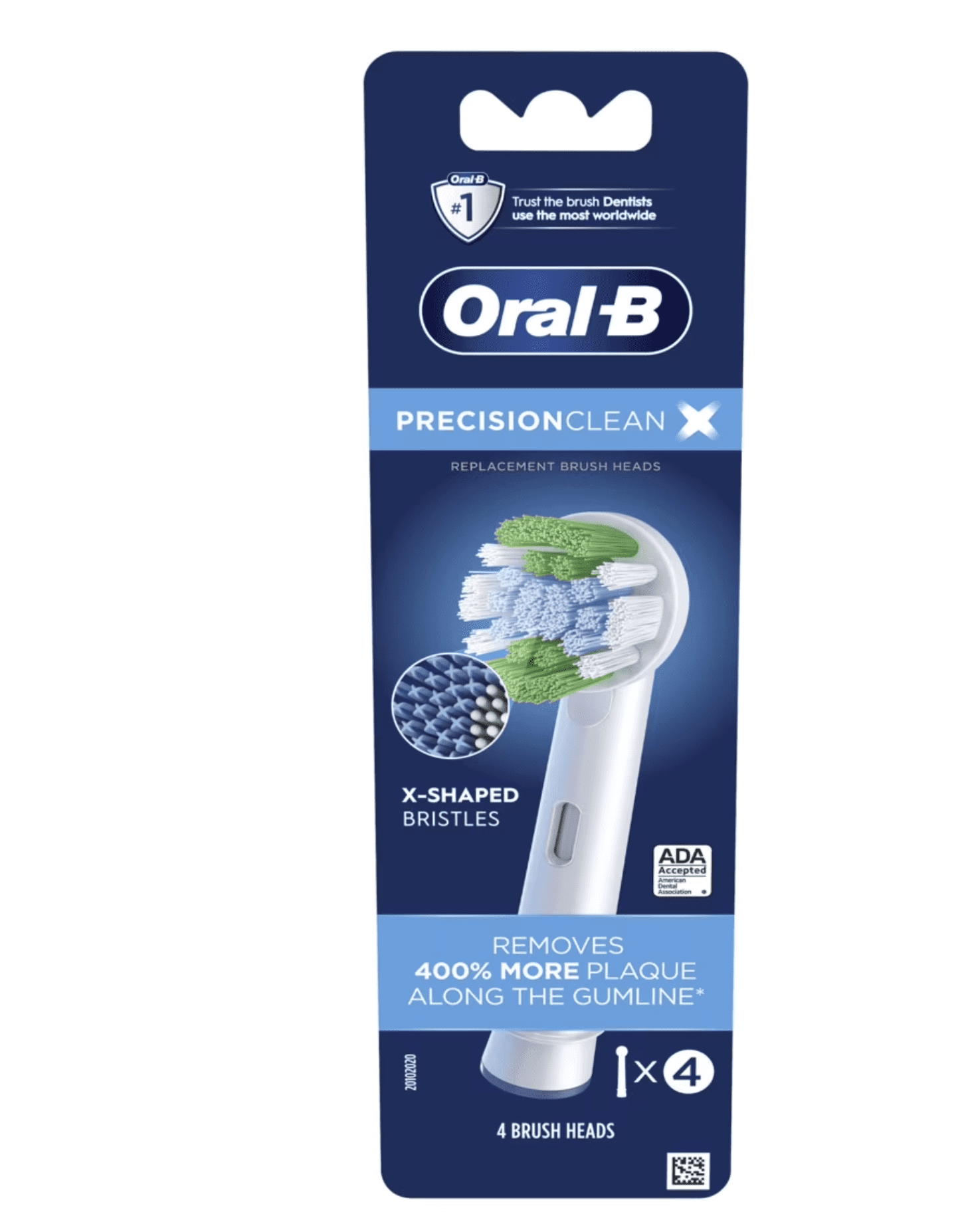 Oral-B Precision Clean Replacement Toothbrush Heads, 4-Pack photo 1