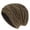 Khaki, variant on Winter Fuzzy Lined Knit Hat Extra Warm Cap for Extreme Cold Weather Outdoor Sports Black