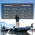 thumbnail image 4 of LiTime 24V 100Ah Group 31 Bluetooth Lithium Battery for Trolling Motors - Mini Size, 6000+ Deep Cycles, Low-temp Cutoff Protection, 4 of 9