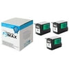 SuppliesMAX Remanufactured Replacement for Ithaca Peripherals BANKjet 500/510/1000/1500/2500 Black Inkjet (3/PK) (98-01570_3PK)