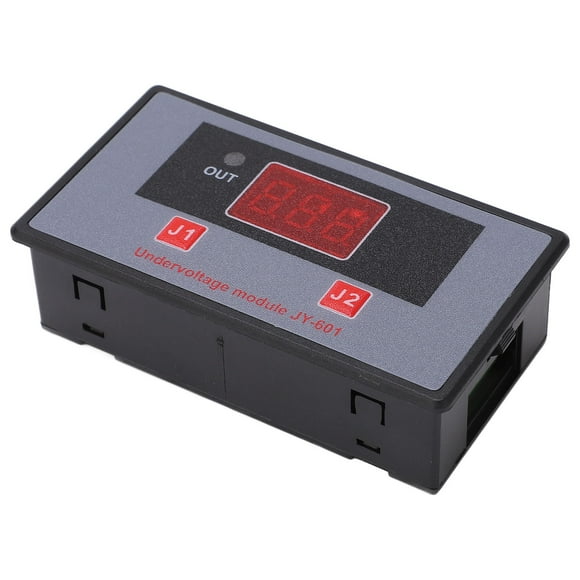 Battery Undervoltage Controller, Adjustable Parameters Electronic 12V Battery Low Voltage Cut Off Switch Over Discharging Protection Digital Display for Home