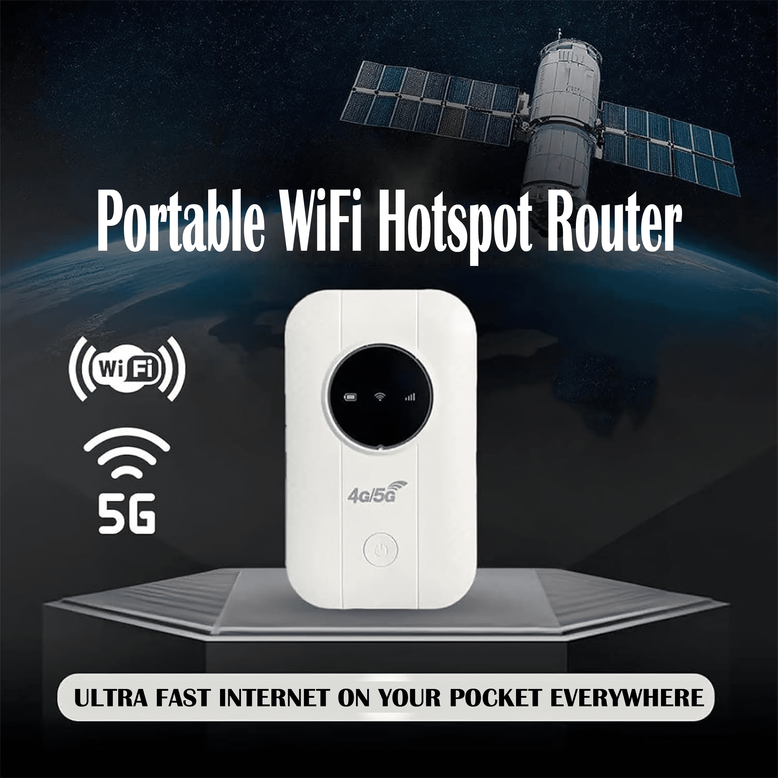 2026 Portable WiFi Hotspot Router, Ultralink Pocket [Internet in Your Pocket], Ultralink Pocket Router, High Speed Smart Routers, Unlimited Connectivity for Business & Outdoor Use