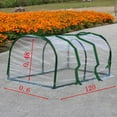 thumbnail image 1 of 1x Outdoor Garden Greenhouse Bottomless Flower Bed Clear Heat Preservation Cover, 1 of 7
