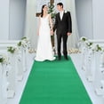 thumbnail image 4 of Miumaeov 1 Roll Green Carpet Runner 360GSM Thick Aisle Runner 3×33Ft Non-Slip Runway Rug for Wedding Ceremony Party Proposal Decoration, 4 of 17