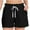 AA-Black, variant on QATAINLAV Womens Casual Shorts Fashion High Waisted Pleated Gauze Summer Shorts Cute Comfy Beach Shorts with Pockets with Pockets Lounge Wear Black XXL
