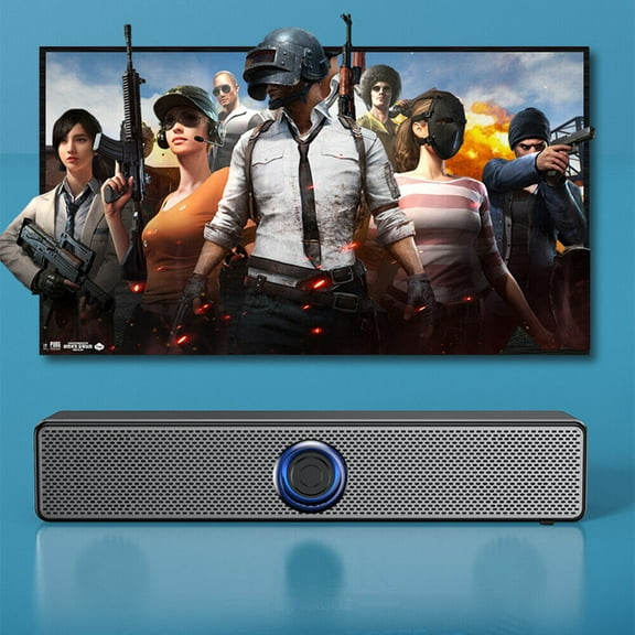 Onemayship Premium Sound Bar Black With Subwoofer 75W Home Theater Immersive 3D Audio System Wired Connection