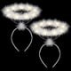 thumbnail image 1 of 2 Pack Light Up Angel Halo Headband Led White Feather Headband Angel Halo Headband For Christmas, 1 of 5