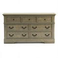 thumbnail image 5 of FOA Bunde 5pc Gray Wood Bedroom Set-Queen + 2 Nightstands + Dresser + Mirror, 5 of 16