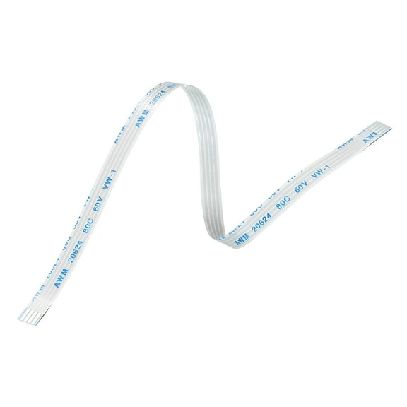 Uxcell Flexible Flat Cable Extension Cables 4 Pins 1.0mm Pitch 200mm A Type for DVD Player 10 Pack