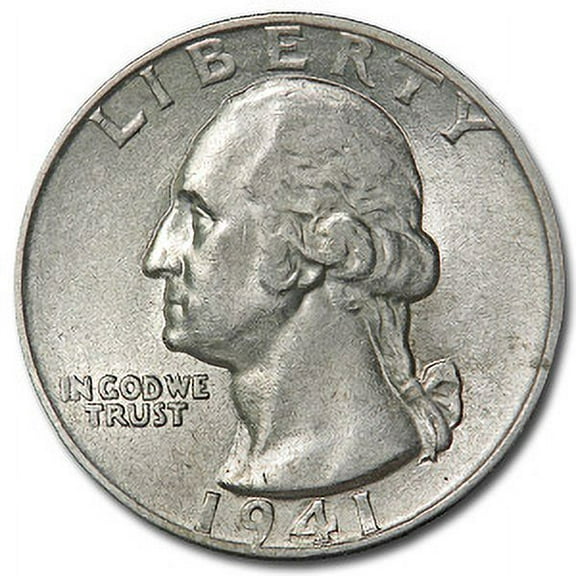 1941 Washington Quarter AU