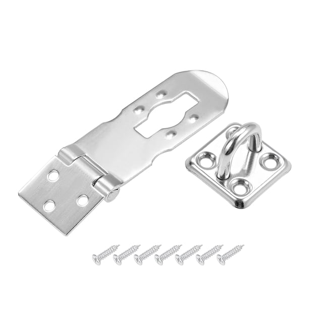 Unique Bargains Cadenas Loquet de Porte Loquet de Sécurité Verrou de Sécurité Loquet 3 Pouces Acier Inoxydable