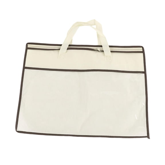 Pillow Storage Bag Blanket Organizer Quilt Tote Non Woven Durable Material for Home Dorm Bedroom
