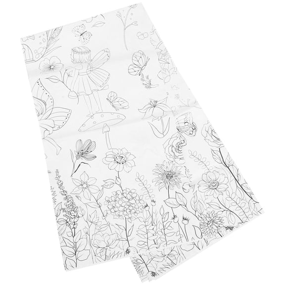 ELAYARD Multi-Color Decorative Birthday Paper Tablecloth for Home Parties and Special Events