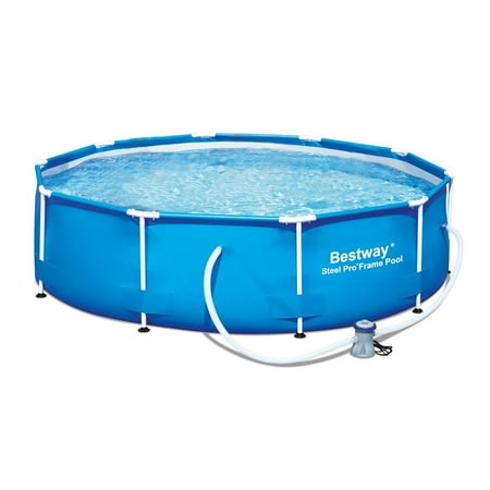 Bestway 10 X 30 Steel Pro Frame Above Ground Family Swimming Pool Bestway 10 X 30 Steel Pro Frame Above Ground Family Swimming Pool Set 56407e Com