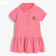 thumbnail image 2 of Bellafa Kids Girls Polo Dress Toddler Short Sleeve Ruffle Pique Dress Girl Casual Tennis Dresses 2-7 Years, 2 of 4