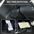 thumbnail image 6 of Bling Car Phone Holder, 360°Adjustable Crystal Auto Phone Mount Universal Rhinestone Car Stand Phone Holders for Your Car, Car Accessories for Windshield Dashboard (Blue), 6 of 8
