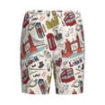 thumbnail image 2 of Lsque London Landmark1 Mens Sleep Pajama Shorts,Short Pajama Pants, Cotton Ultra-Soft Knit-4X-Large, 2 of 9