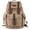 Khaki, variant on Canvas Backpack Vintage Style Day Pack for Men and Women, Khaki Small